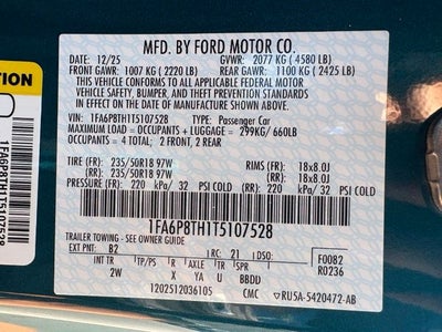 2026 Ford Mustang EcoBoost
