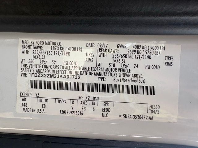 2018 Ford Transit-350 XLT