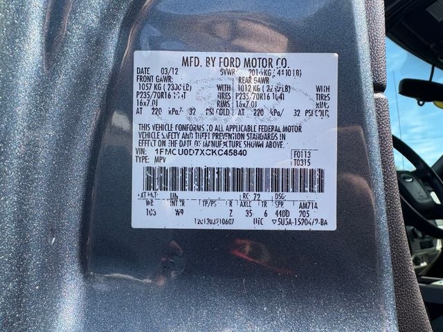 2012 Ford Escape XLT