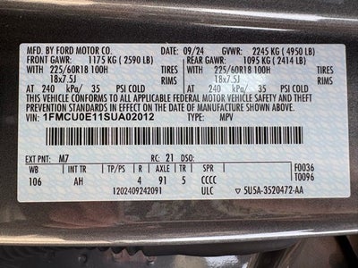 2025 Ford Escape Plug-in Hybrid