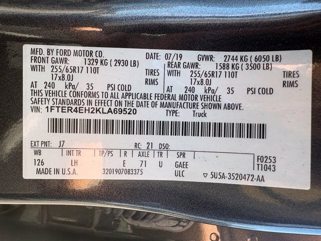 2019 Ford Ranger XL