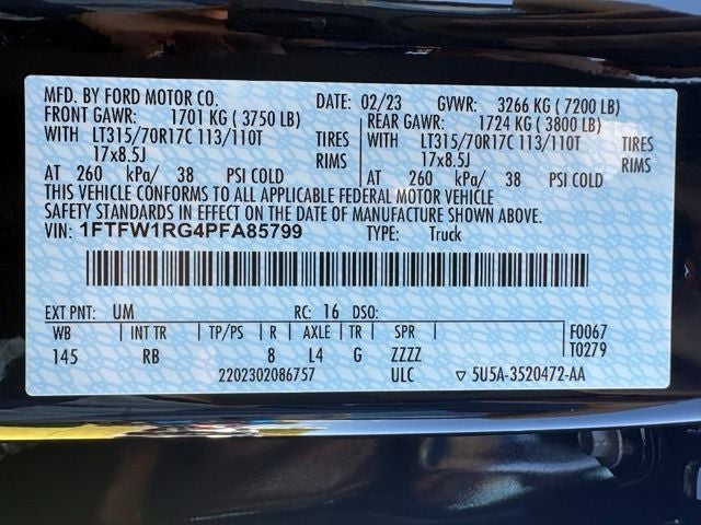 2023 Ford F-150 Raptor