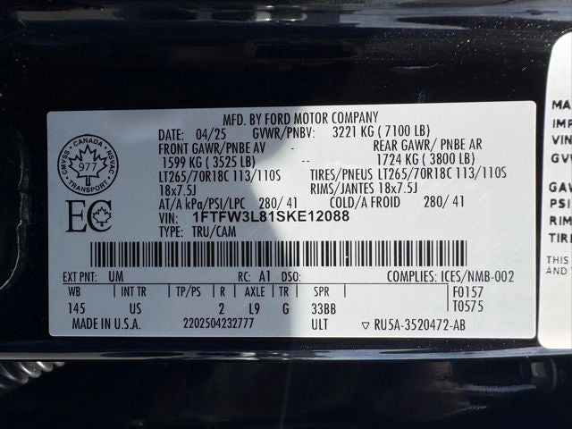 2025 Ford F-150 XLT