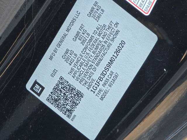 2021 Chevrolet Camaro 1LT