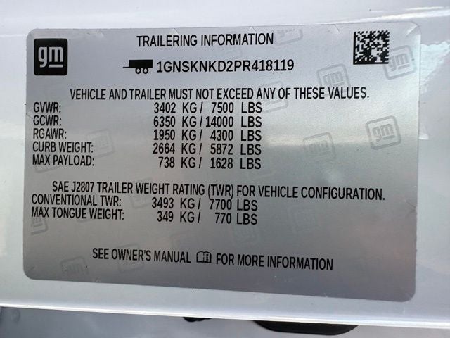 2023 Chevrolet Tahoe LT