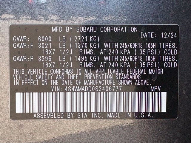 2025 Subaru Ascent Premium