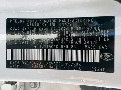 2024 Toyota Camry SE