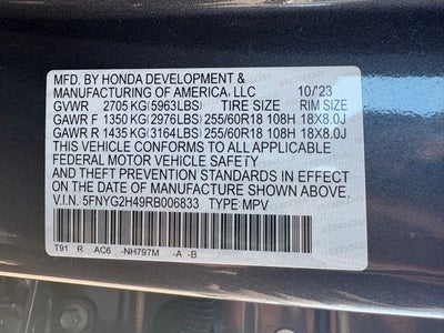 2024 Honda Pilot EX-L 8 Passenger