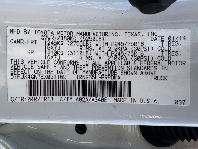 2014 Toyota Tacoma PreRunner