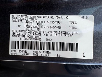 2025 Toyota Tundra SR5