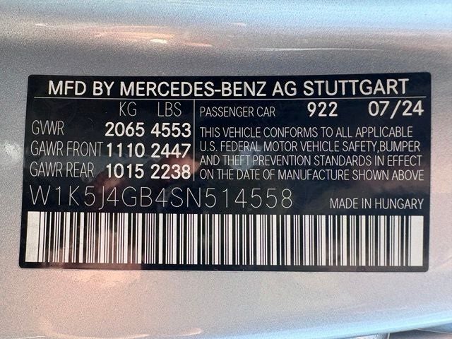 2025 Mercedes-Benz CLA CLA 250