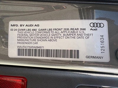2024 Audi A5 Sportback 45 S line Premium Plus quattro