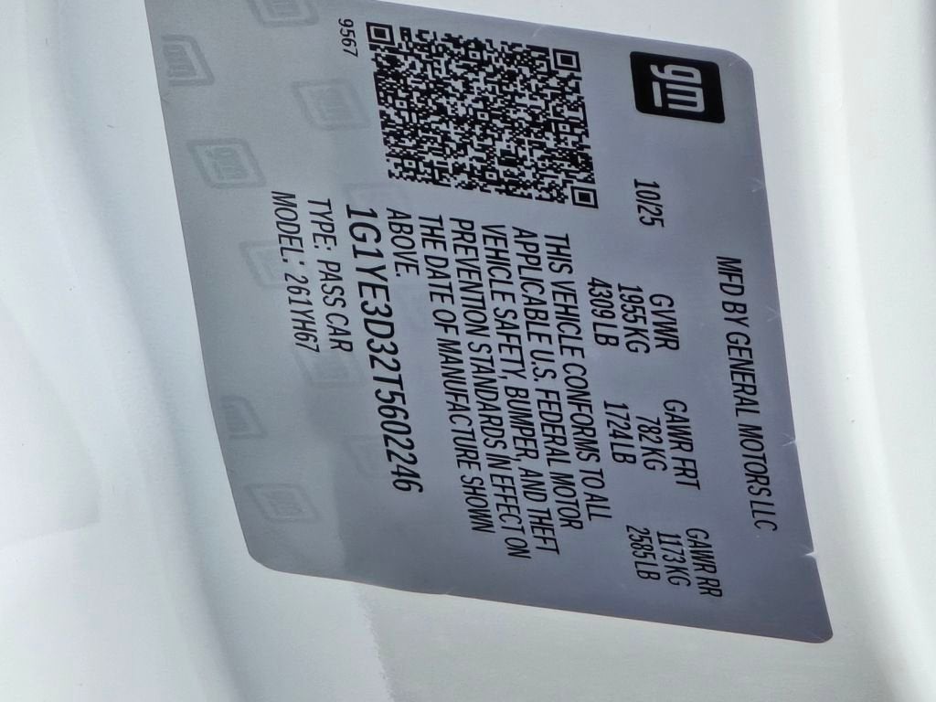 2026 Chevrolet Corvette Z06 2LZ