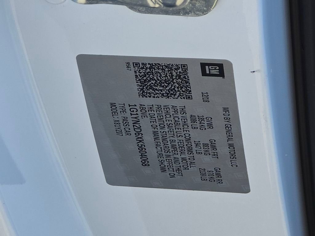 2019 Chevrolet Corvette Z06 Z06 1LZ