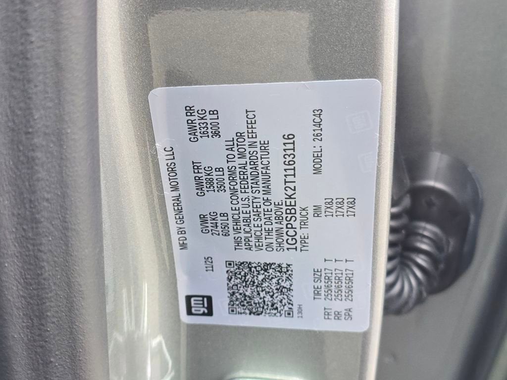 2026 Chevrolet Colorado WT