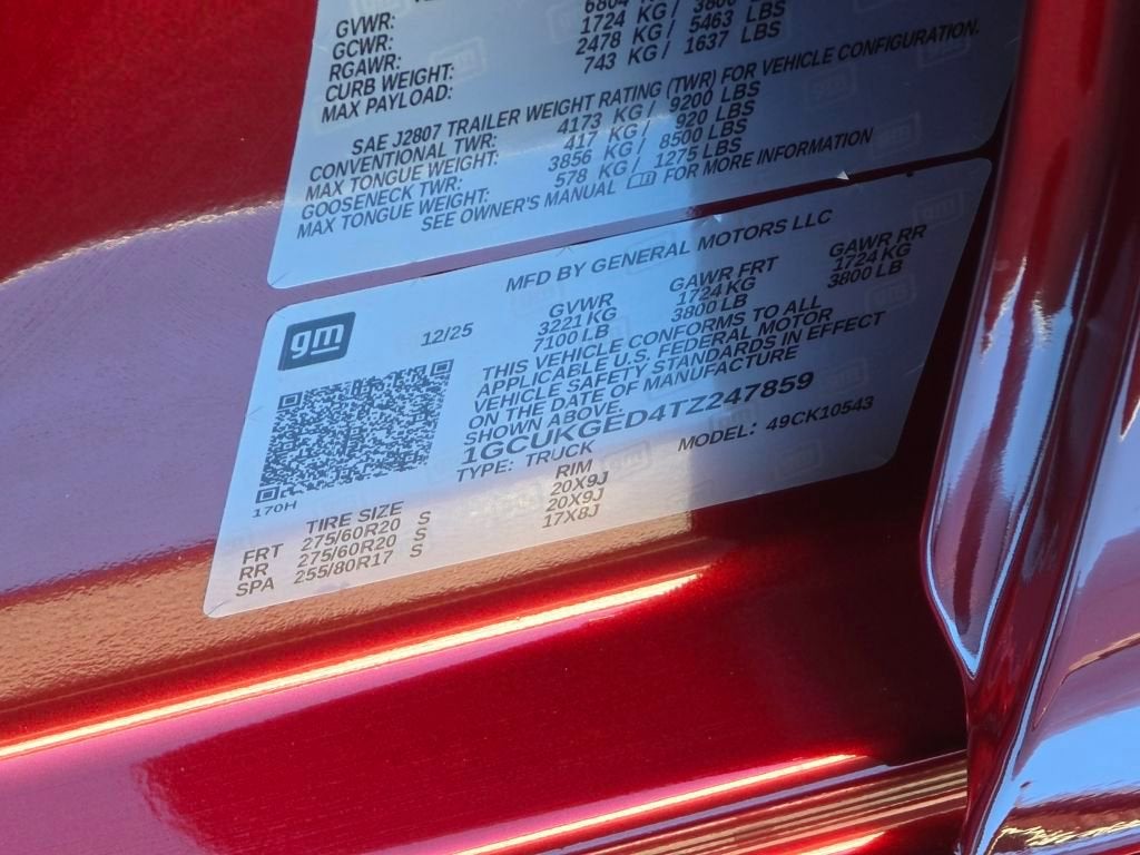 2026 Chevrolet Silverado 1500 LTZ