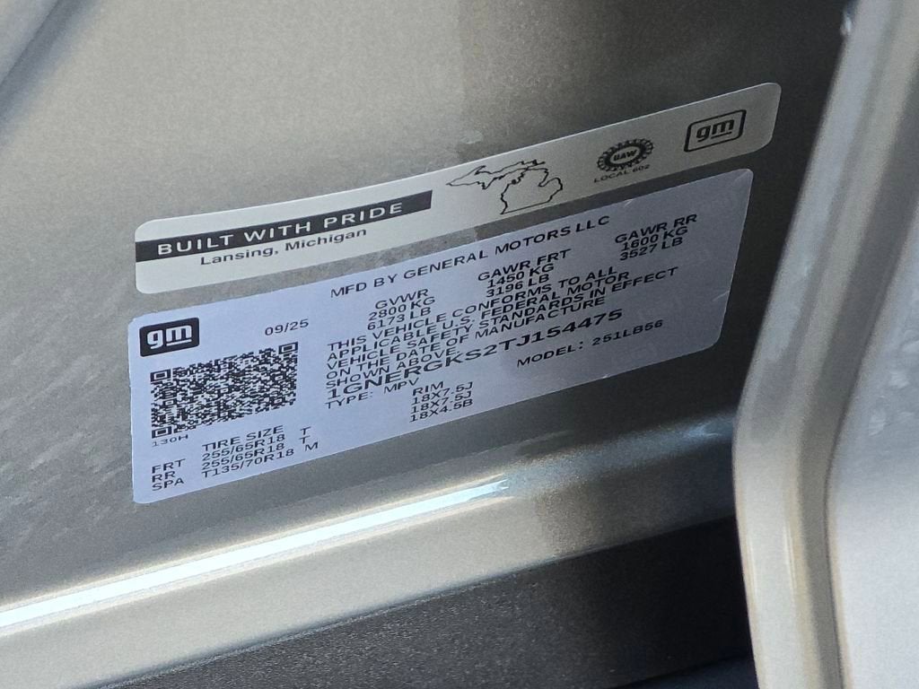 2026 Chevrolet Traverse LT