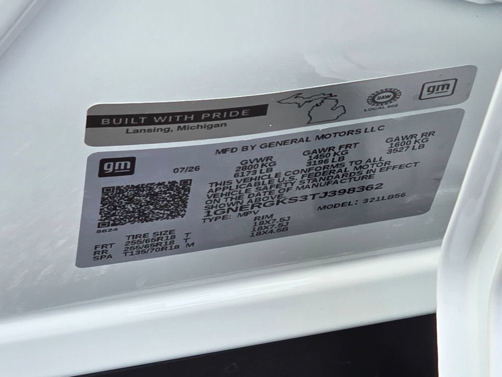 2026 Chevrolet Traverse LT