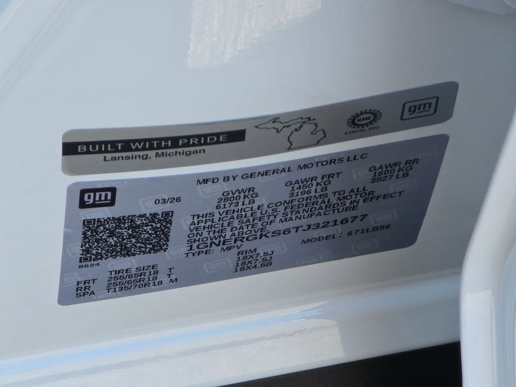 2026 Chevrolet Traverse LT
