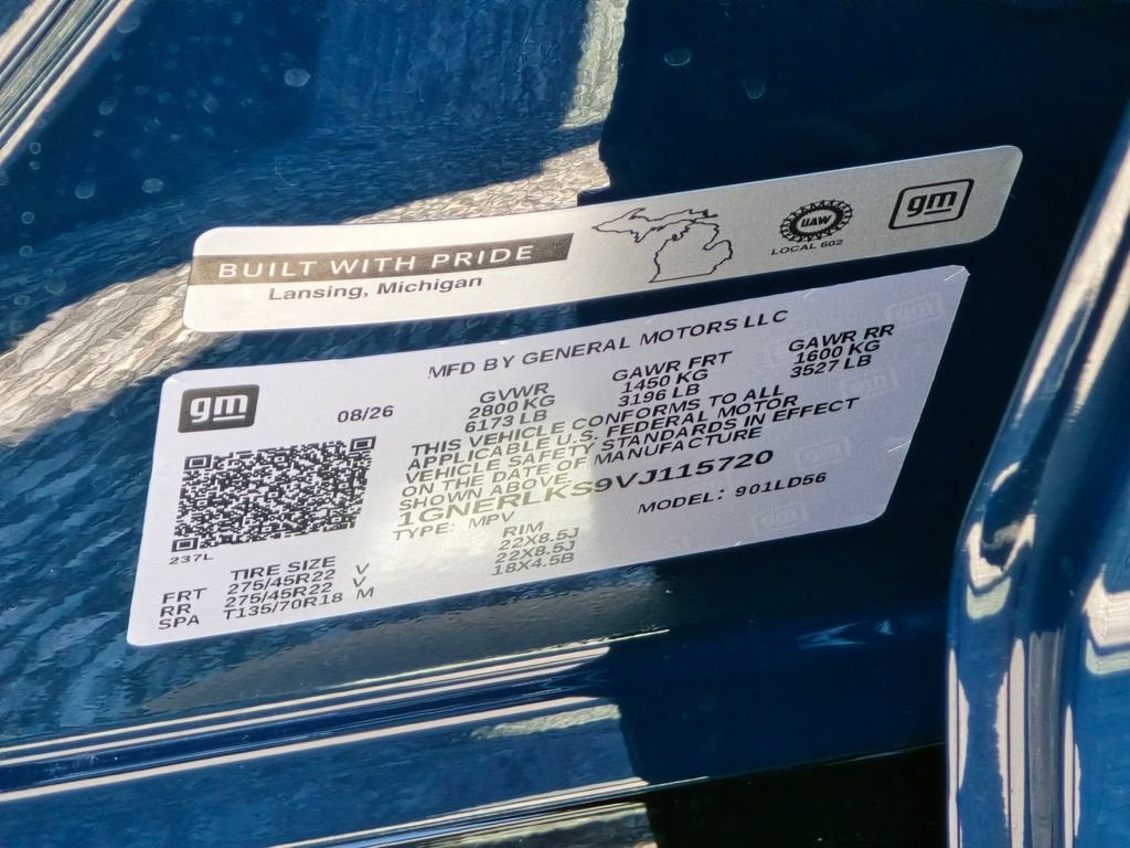 2027 Chevrolet Traverse RS
