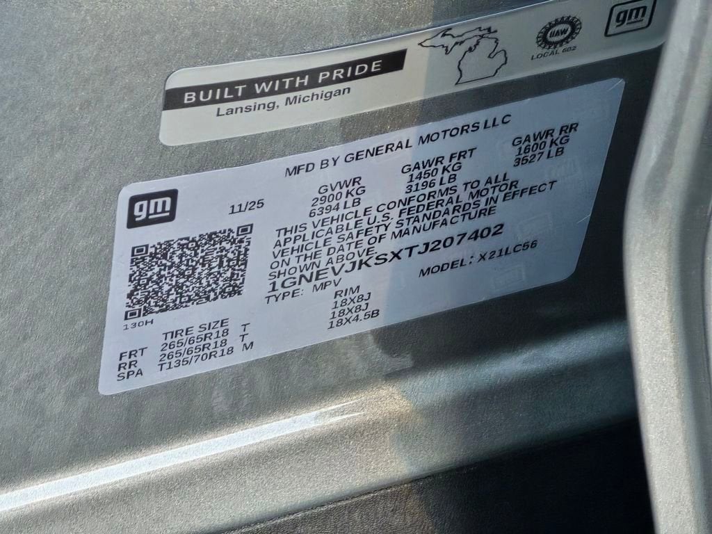 2026 Chevrolet Traverse Z71