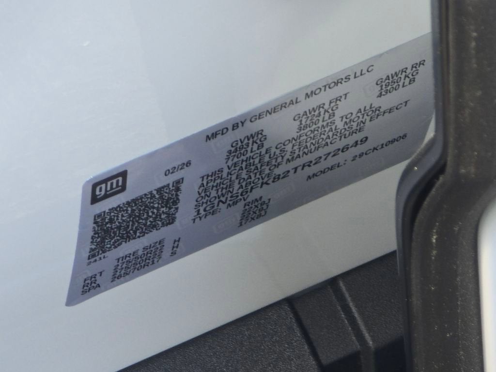 2026 Chevrolet Suburban Premier