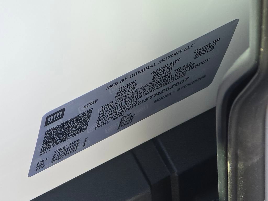 2026 Chevrolet Tahoe LT