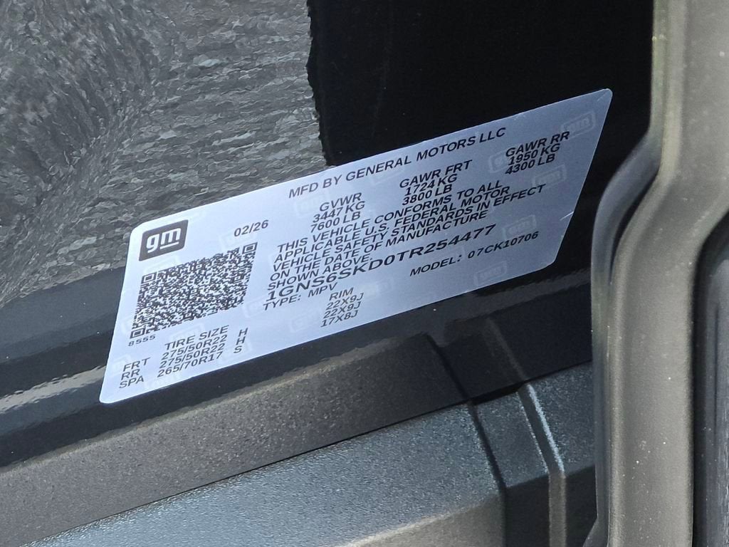 2026 Chevrolet Tahoe Premier