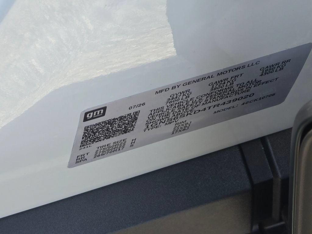 2026 Chevrolet Tahoe Premier