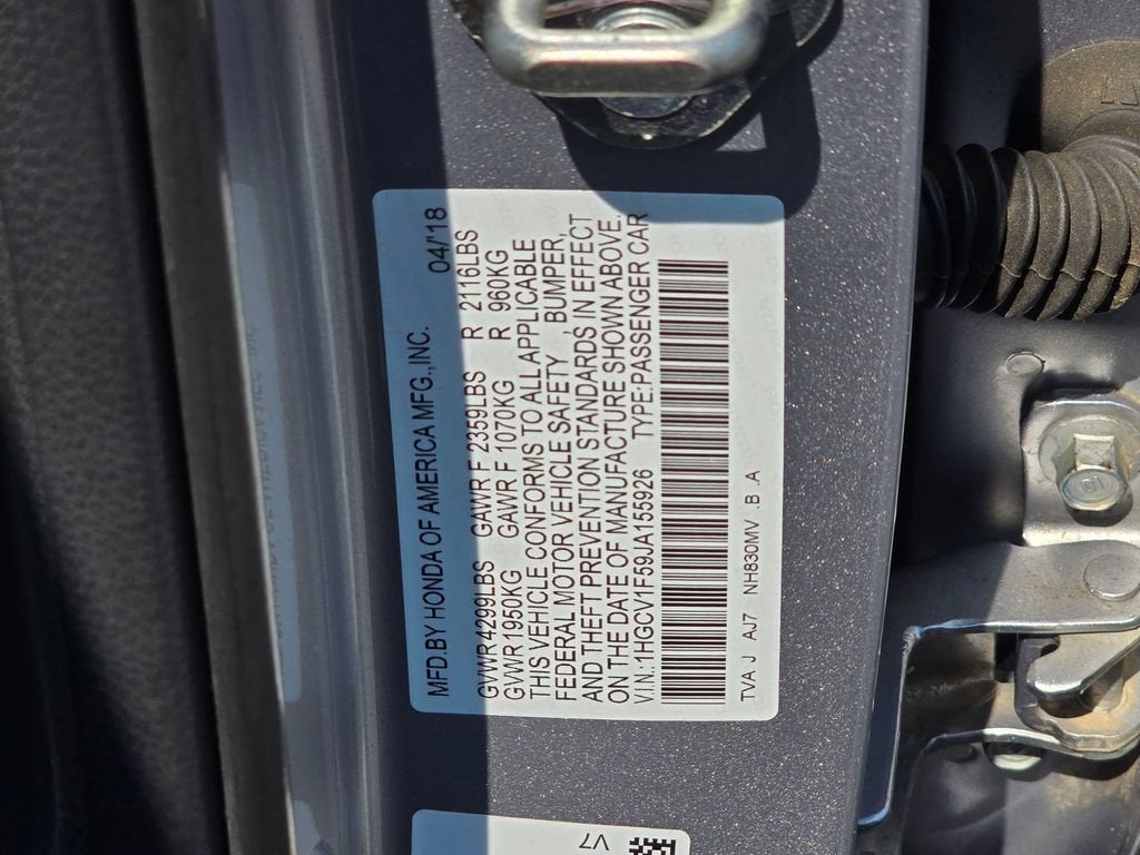 2018 Honda Accord EX-L