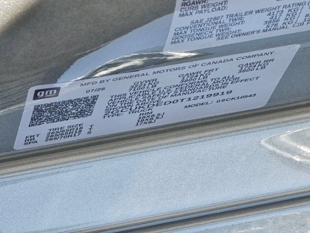 2026 Chevrolet Silverado 1500 LT