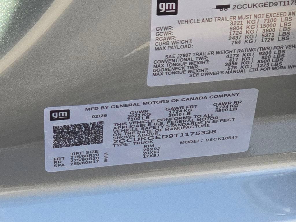 2026 Chevrolet Silverado 1500 LTZ