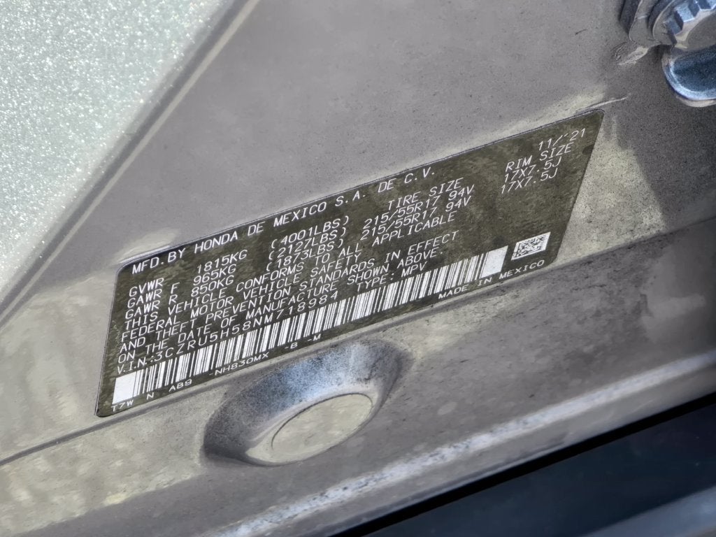 2022 Honda HR-V 2WD EX