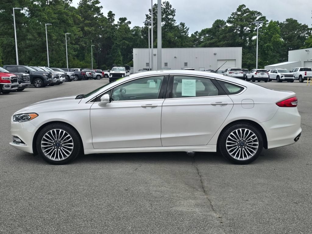 Used 2017 Ford Fusion SE with VIN 3FA6P0H93HR390389 for sale in Morehead City, NC