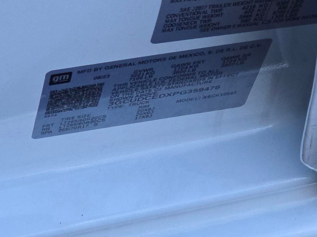 2023 Chevrolet Silverado 1500 Custom Trail Boss