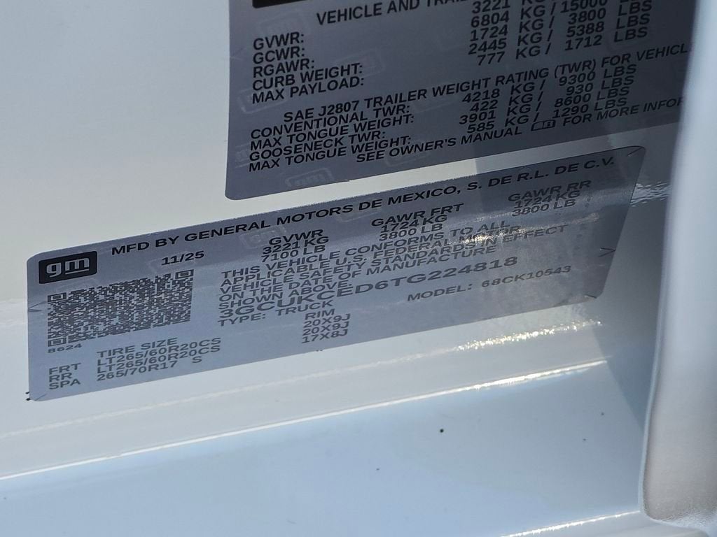 2026 Chevrolet Silverado 1500 Custom Trail Boss