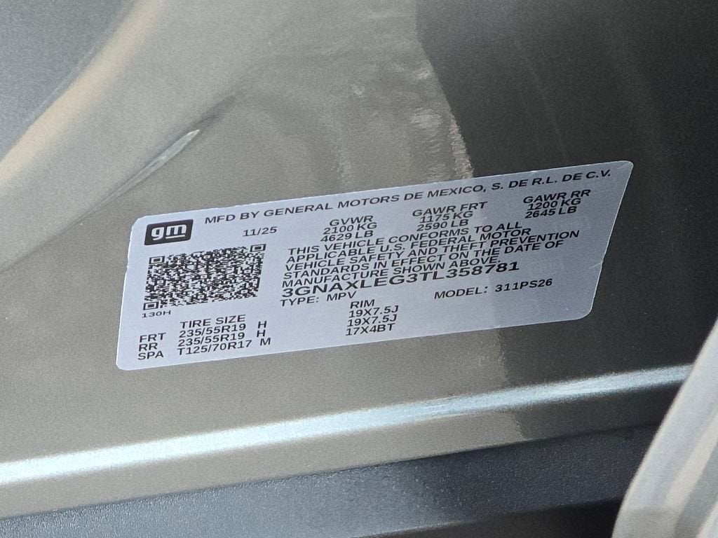 2026 Chevrolet Equinox RS