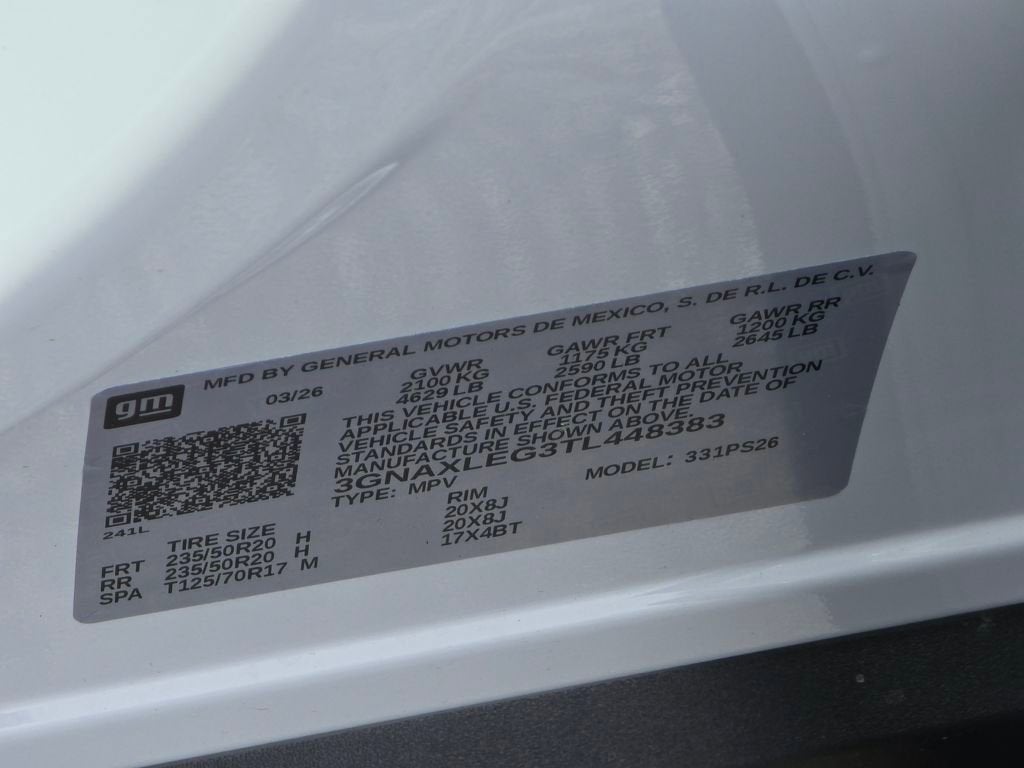 2026 Chevrolet Equinox RS