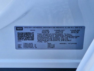 2026 Chevrolet Equinox RS