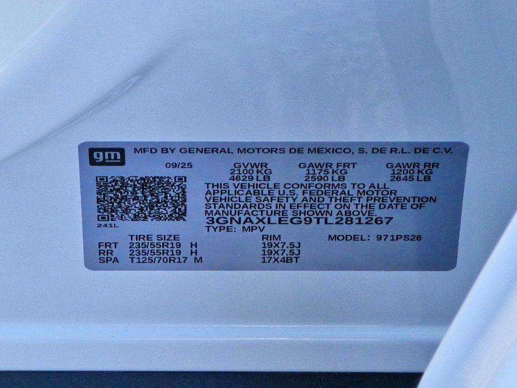 2026 Chevrolet Equinox RS