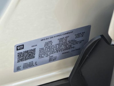 2026 Chevrolet Trax 1RS