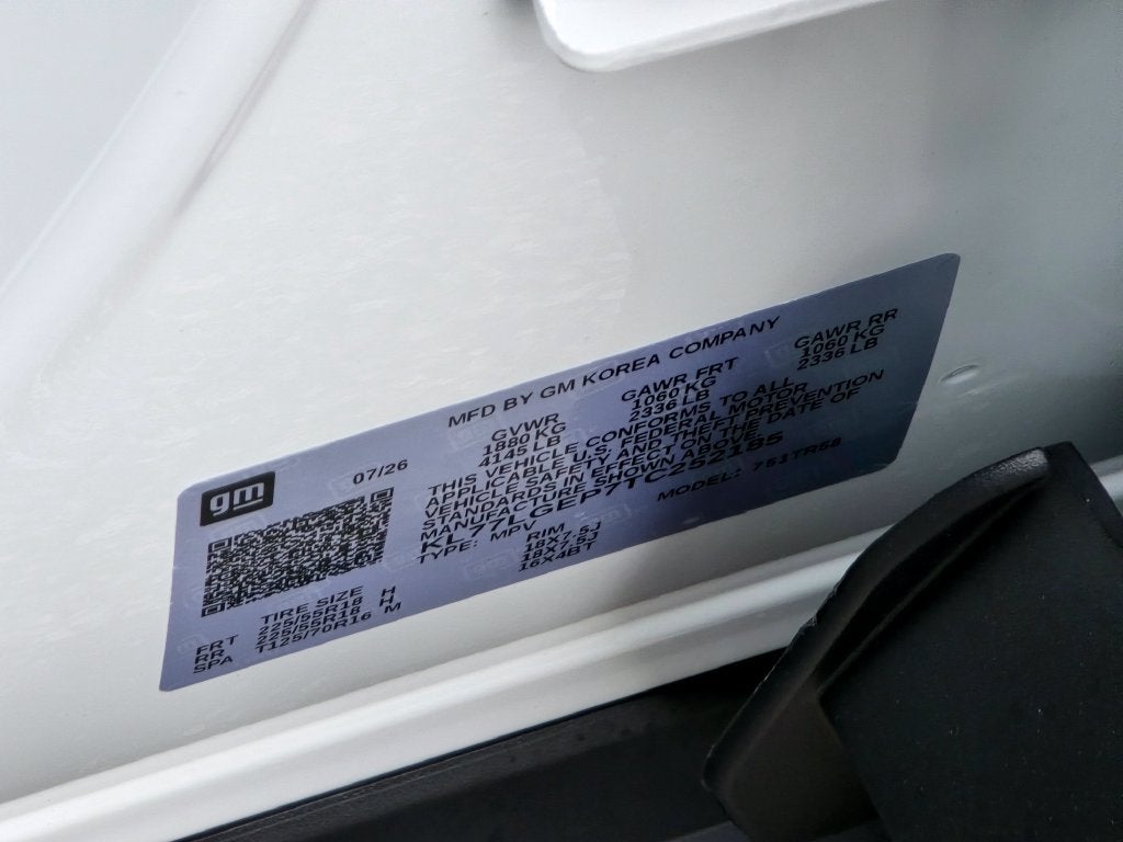 2026 Chevrolet Trax 1RS