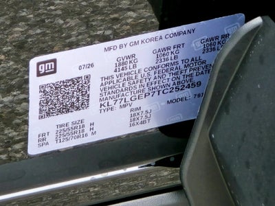 2026 Chevrolet Trax 1RS