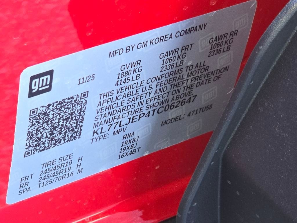 2026 Chevrolet Trax 2RS