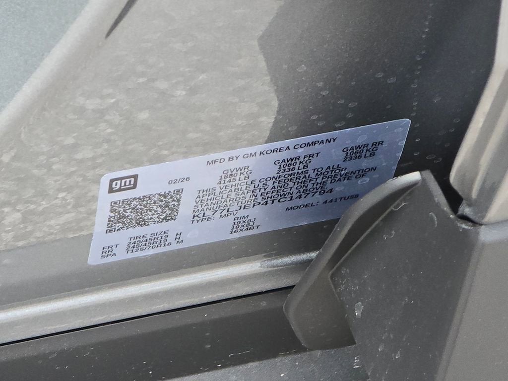 2026 Chevrolet Trax 2RS