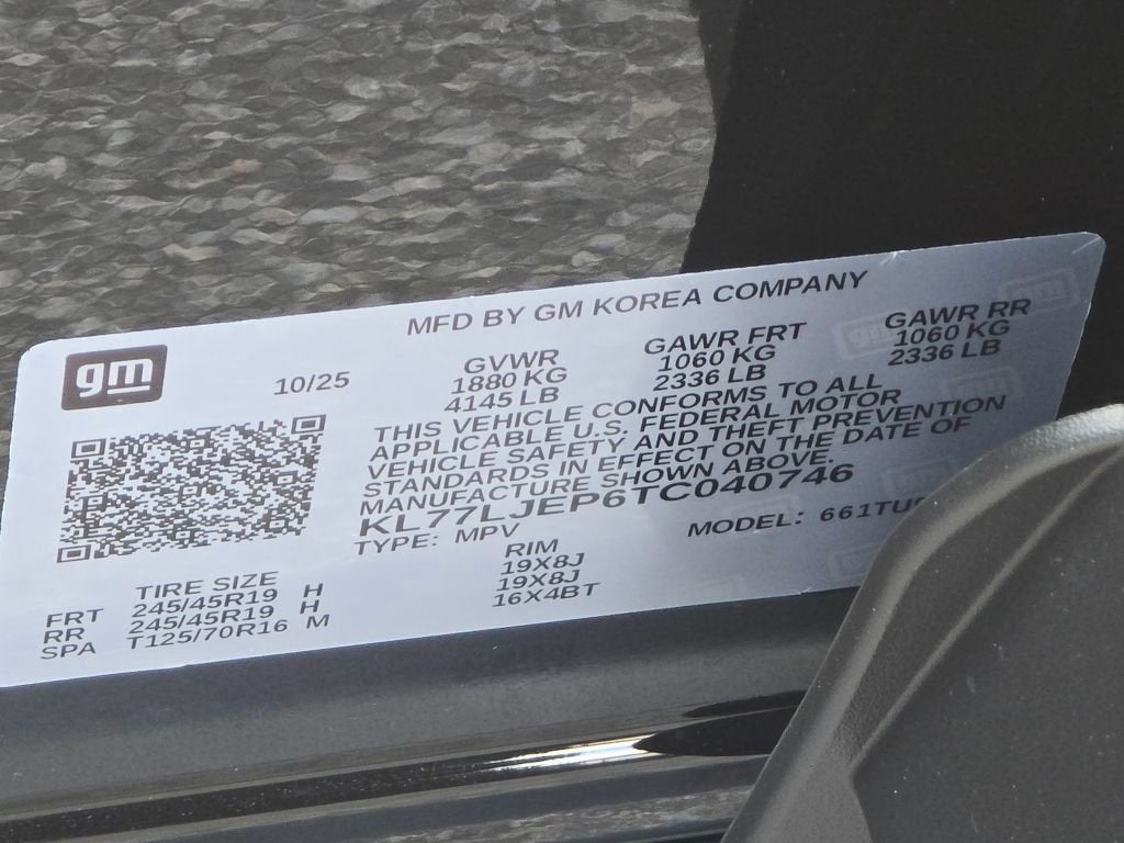 2026 Chevrolet Trax 2RS