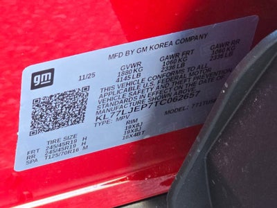 2026 Chevrolet Trax 2RS