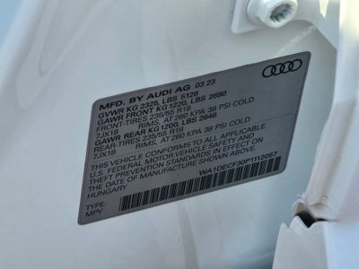 2023 Audi Q3 Premium 45 TFSI S line quattro Tiptronic